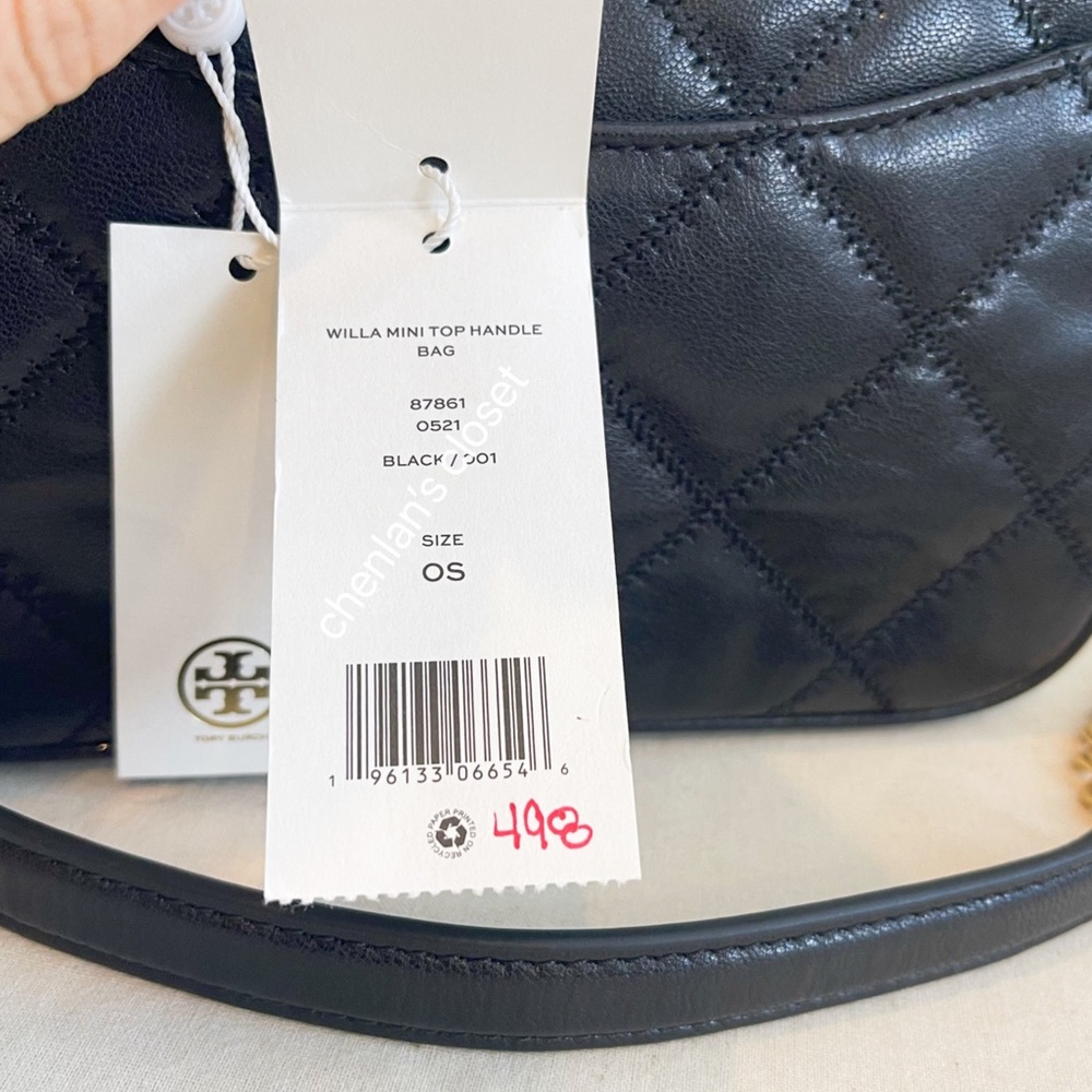 🎄🎀NeW! Tory Burch Willa Mini Top Handle Bag - Picture 11 of 12